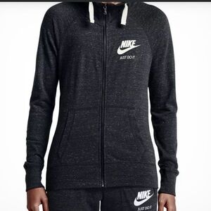 Nike Hooded Sweatshirt Gym Vintage Hoodie